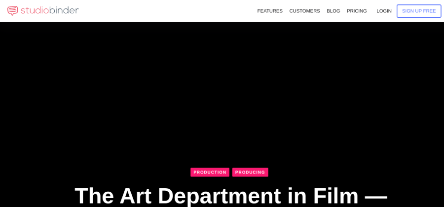 Aperçu visuel du cours The Art Department in Film