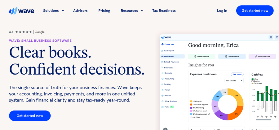 Wave product screenshot