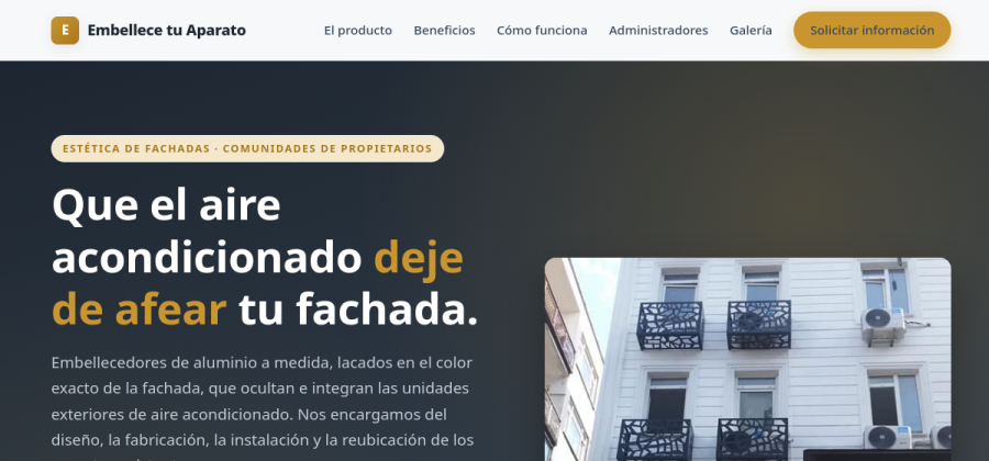 Startseite von embellecetuaparato.com