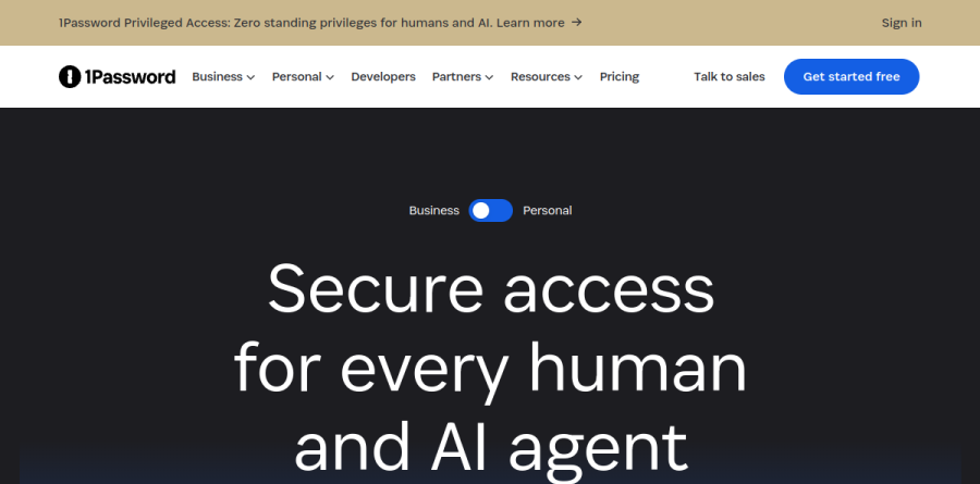 1Password screenshot
