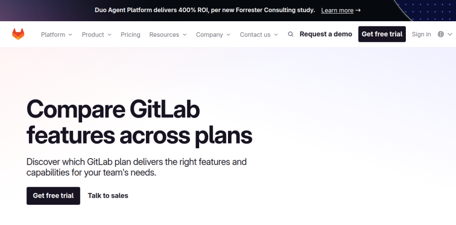 GitLab CI/CD screenshot