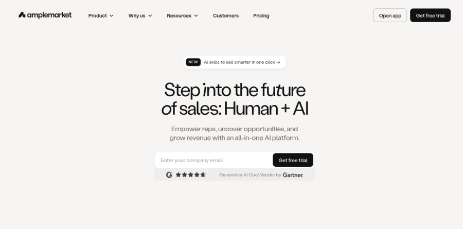 Amplemarket screenshot
