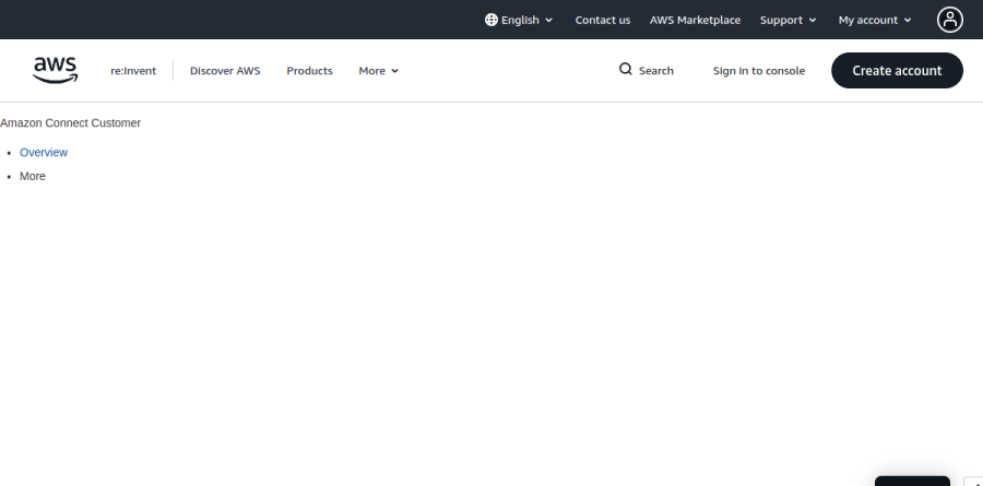 Amazon Connect screenshot
