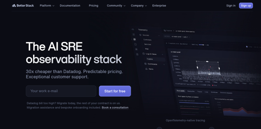 Better Stack screenshot