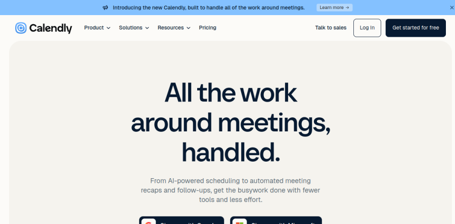 Calendly screenshot