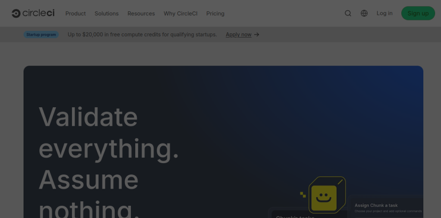 CircleCI screenshot