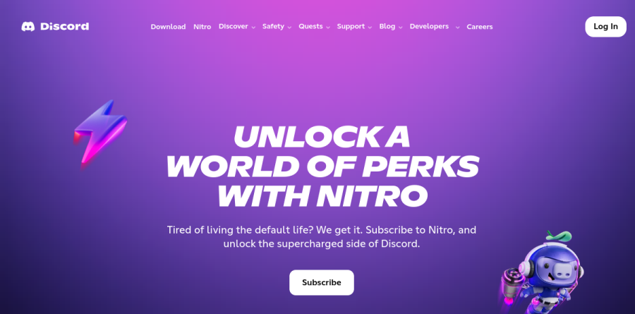 Discord Nitro plan comparison page showing Nitro Basic and Nitro tiers