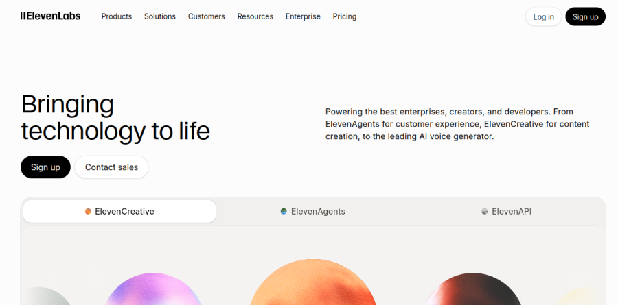 ElevenLabs screenshot