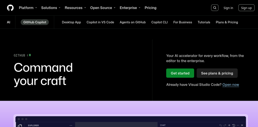GitHub Copilot screenshot