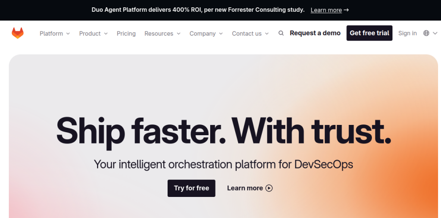 GitLab screenshot