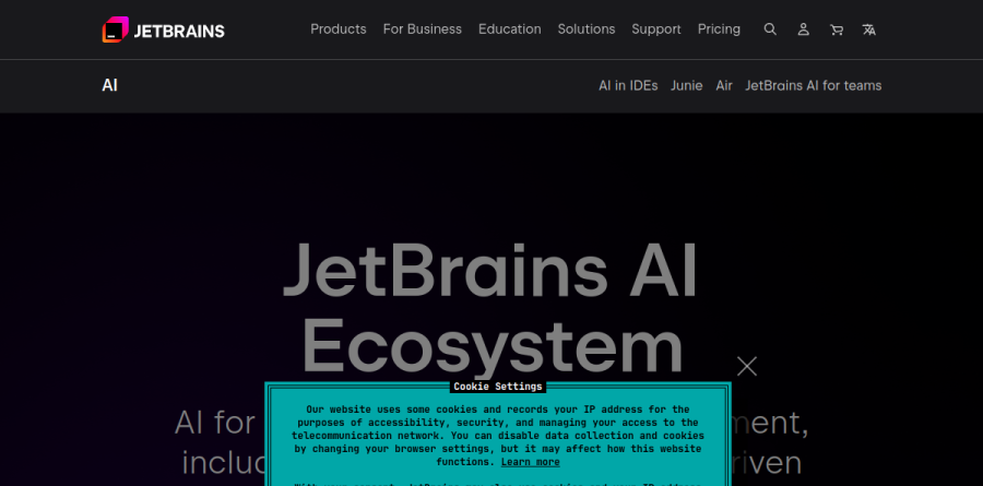 JetBrains AI screenshot