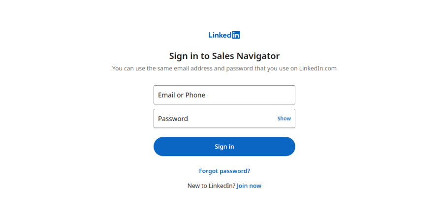 LinkedIn Sales Navigator screenshot