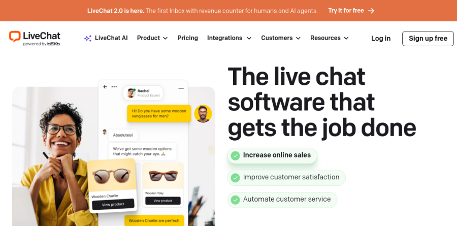 LiveChat screenshot