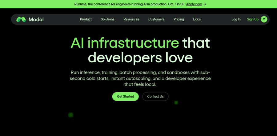 Modal screenshot