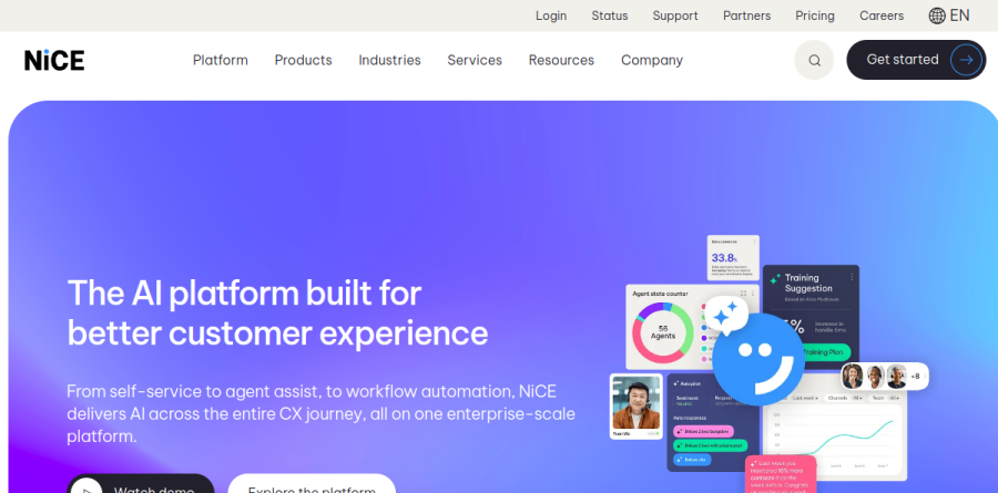 NICE CXone screenshot