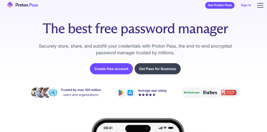Proton Pass screenshot