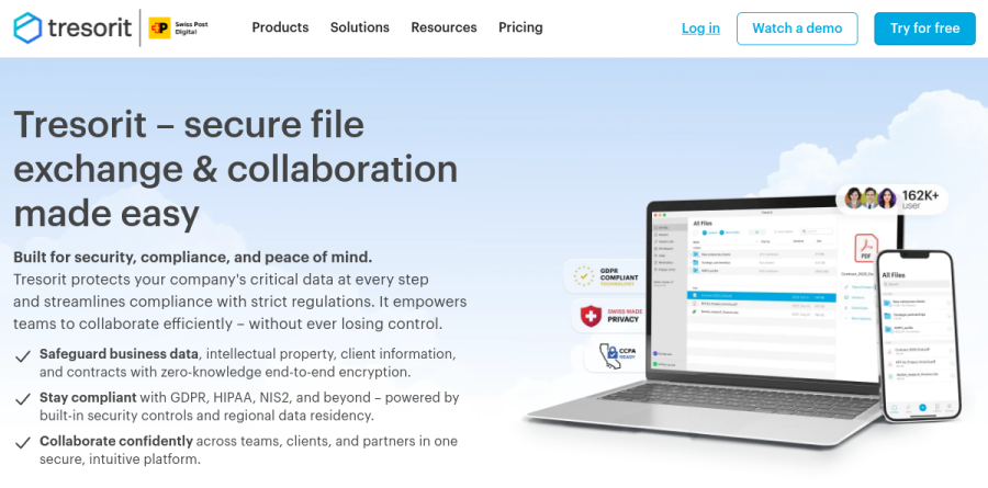 Tresorit screenshot