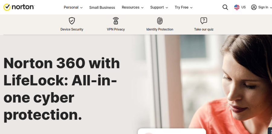 Norton 360 screenshot