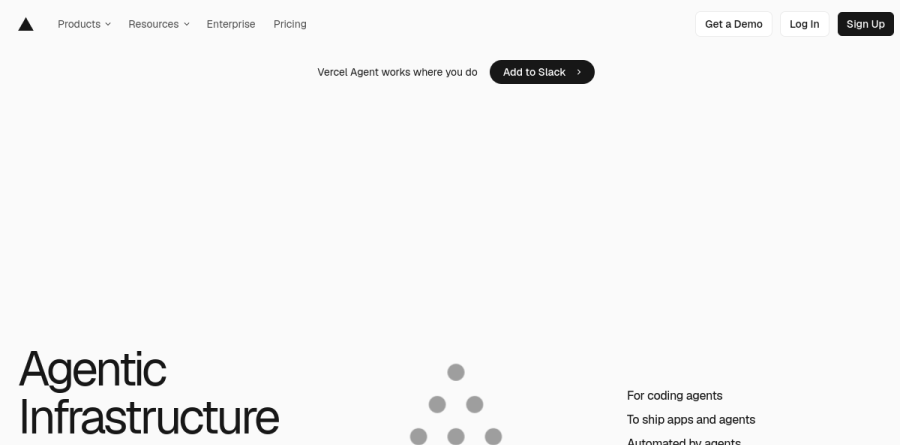 Vercel screenshot