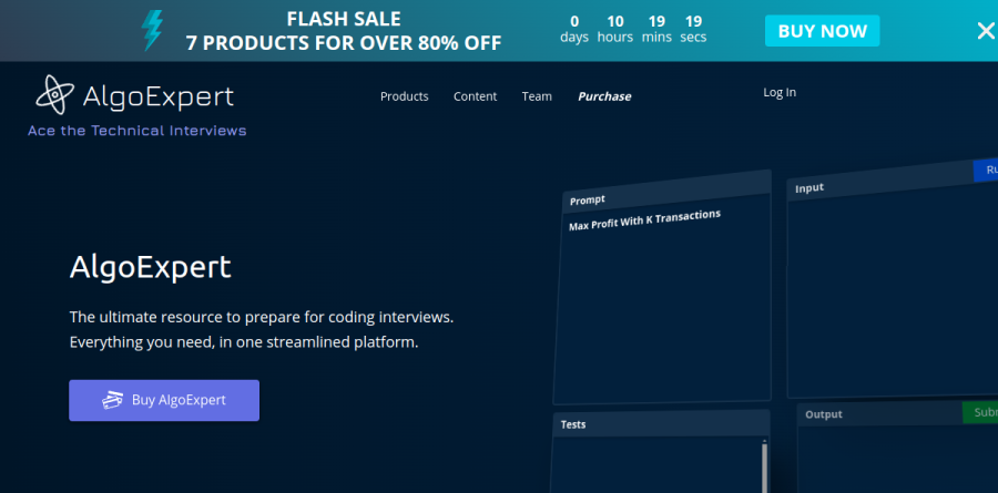 AlgoExpert screenshot