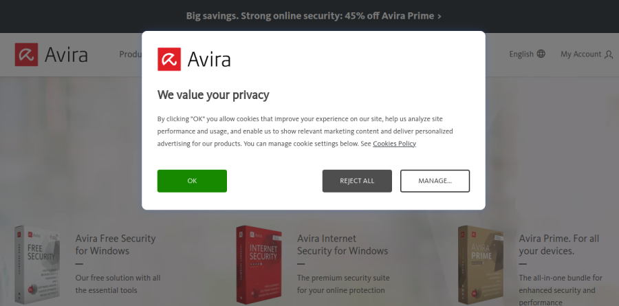 Avira screenshot