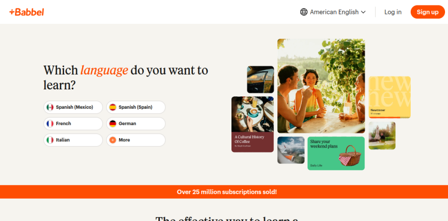 Babbel screenshot