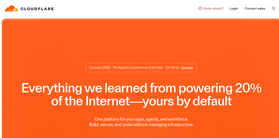 Cloudflare screenshot