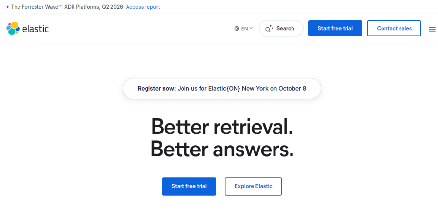 Elastic screenshot