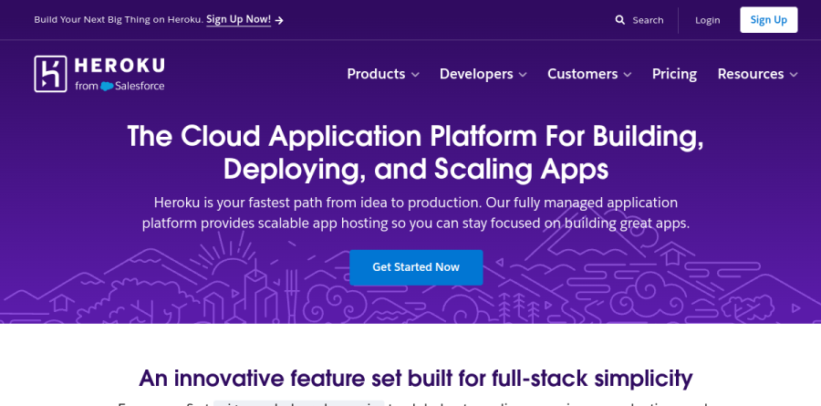 Heroku screenshot