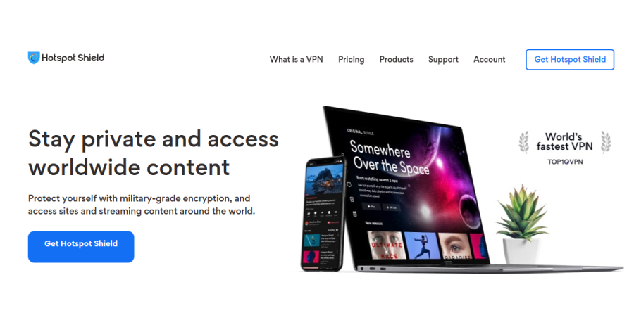 Hotspot Shield screenshot