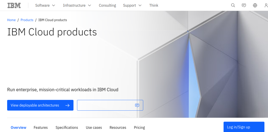 IBM Cloud screenshot
