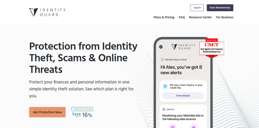 Identity Guard screenshot