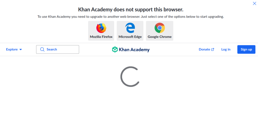 Khan Academy screenshot