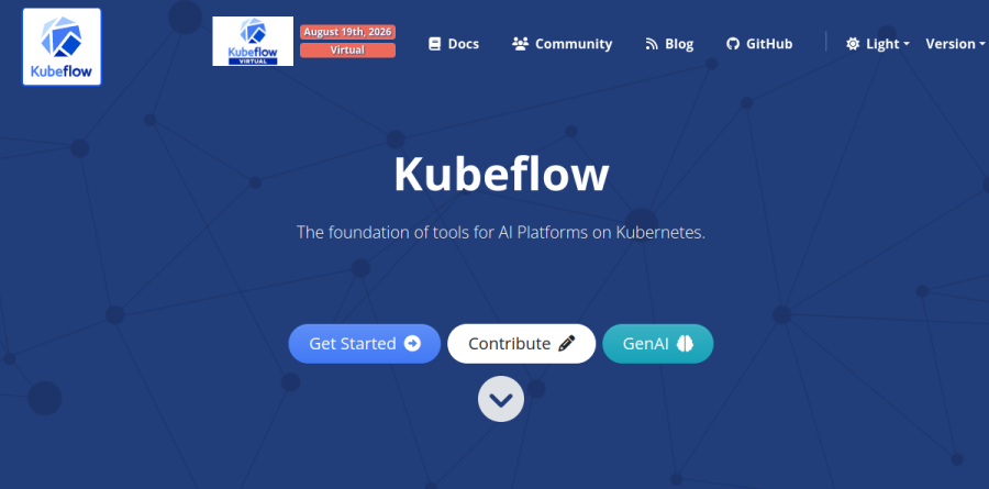Kubeflow screenshot