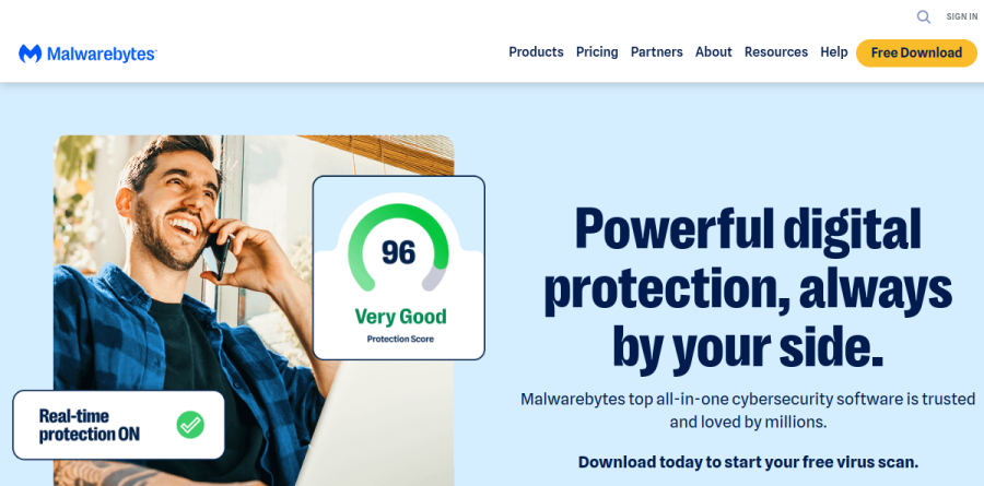 Malwarebytes screenshot