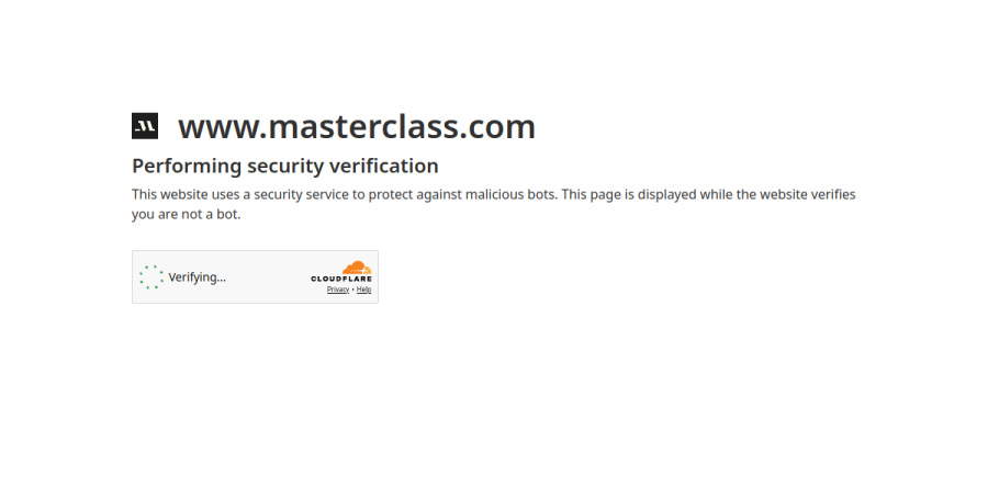 MasterClass screenshot