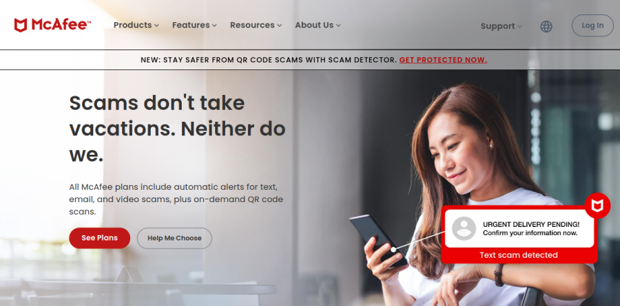 McAfee screenshot