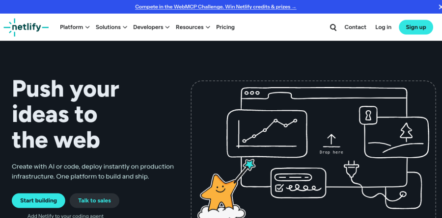 Netlify screenshot
