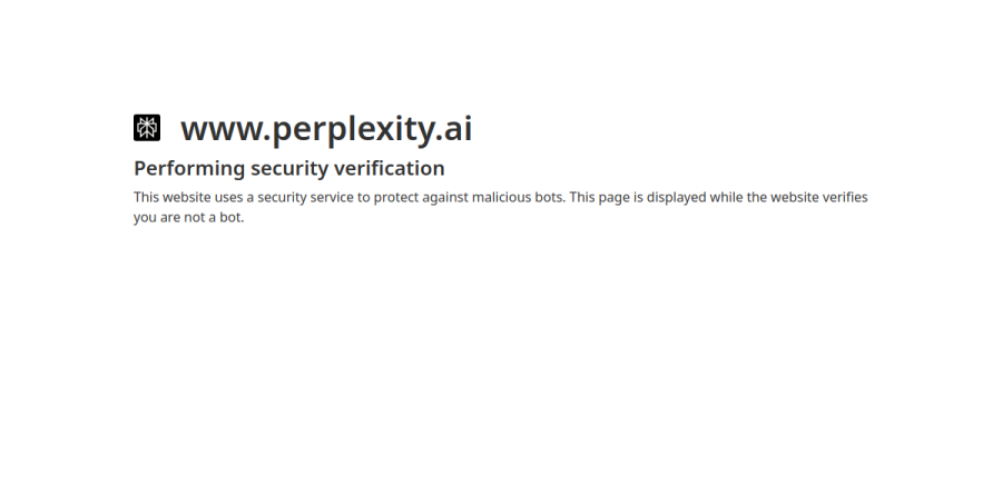 Perplexity screenshot