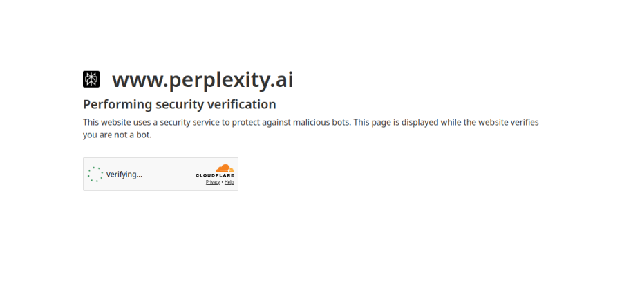 Perplexity pricing page comparing Enterprise Pro and Enterprise Max plans with a feature table