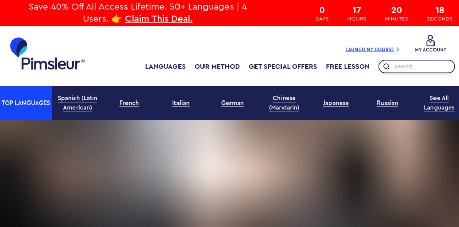 Pimsleur screenshot