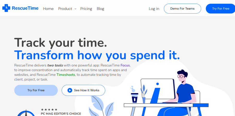 RescueTime screenshot