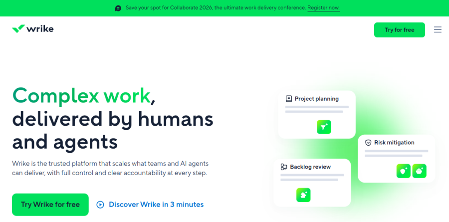 Wrike screenshot
