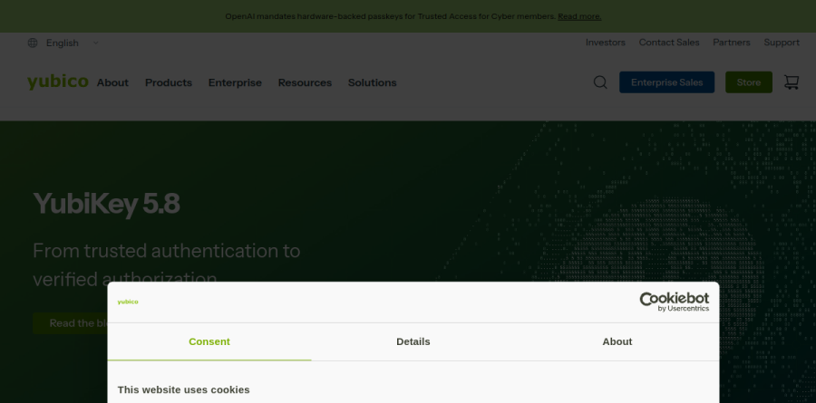 Yubico YubiKey screenshot