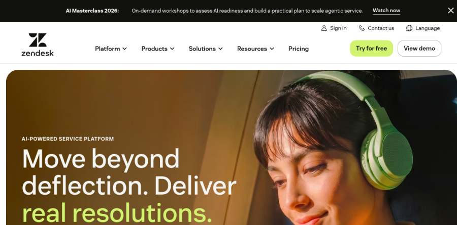 Zendesk screenshot