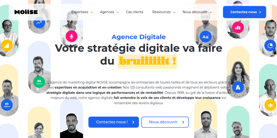 Aperçu du site NOIISE