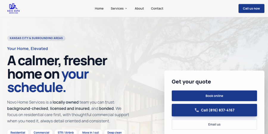 Novo Home Services preview