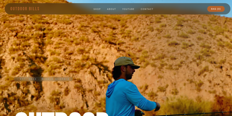 Screenshot of outdoorbills.co