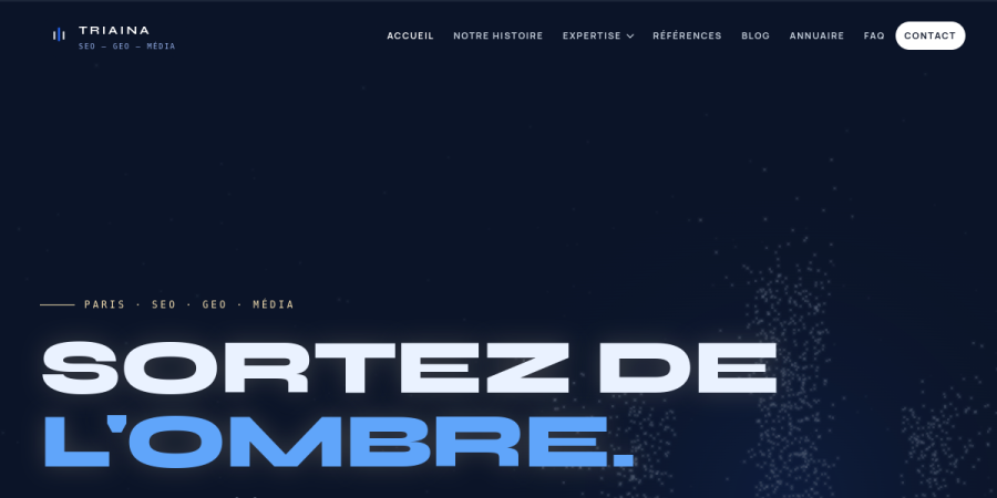 Aperçu du site Triaina