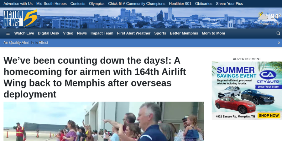 Action News 5 article preview